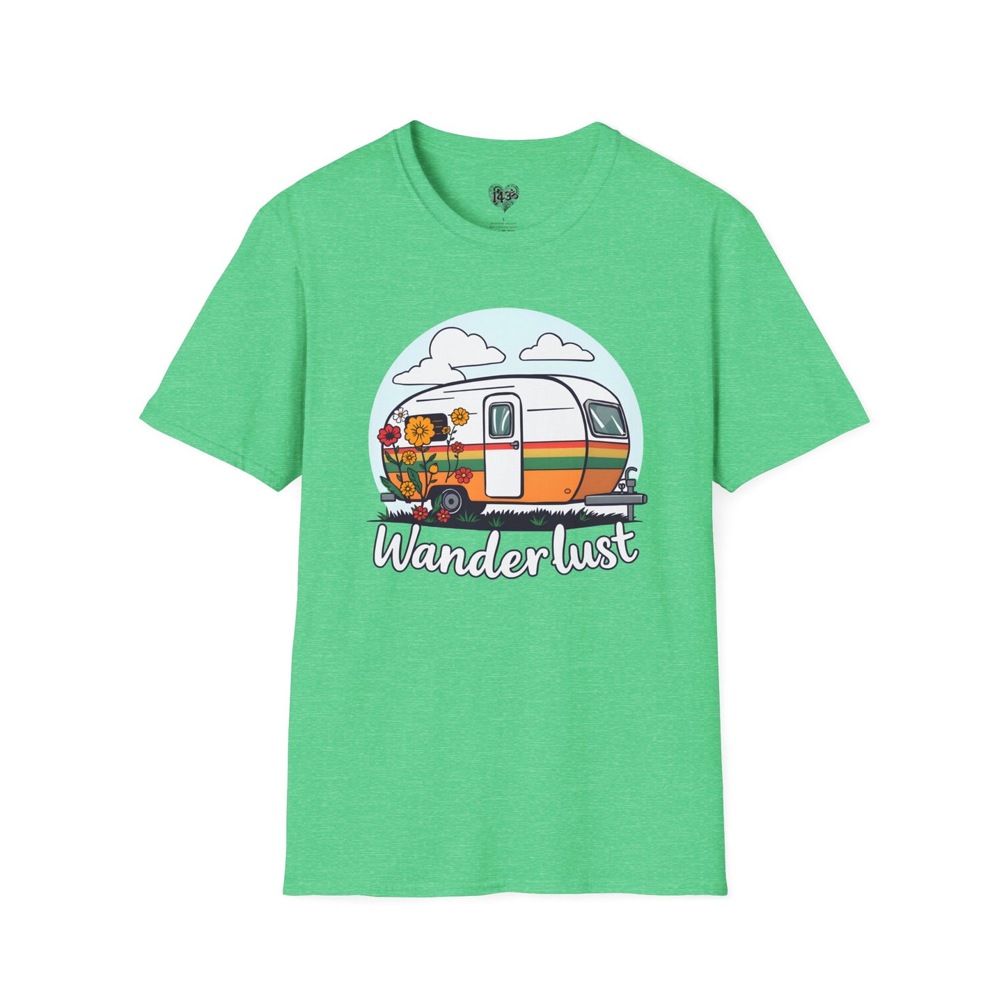 Wanderlust Camper Tee, Nature Lover Adventure Shirt, Outdoor Enthusiast Top,