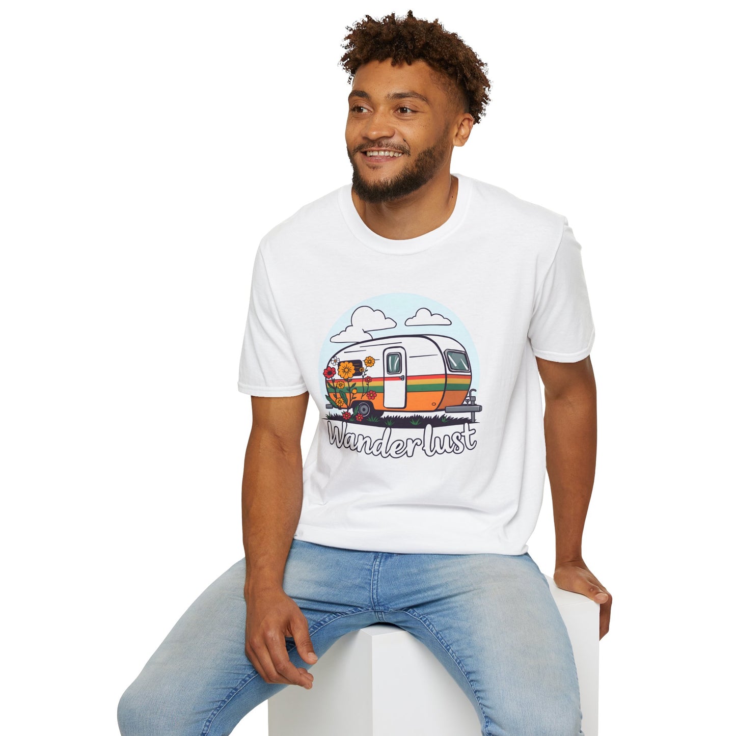 Wanderlust Camper Tee, Nature Lover Adventure Shirt, Outdoor Enthusiast Top,