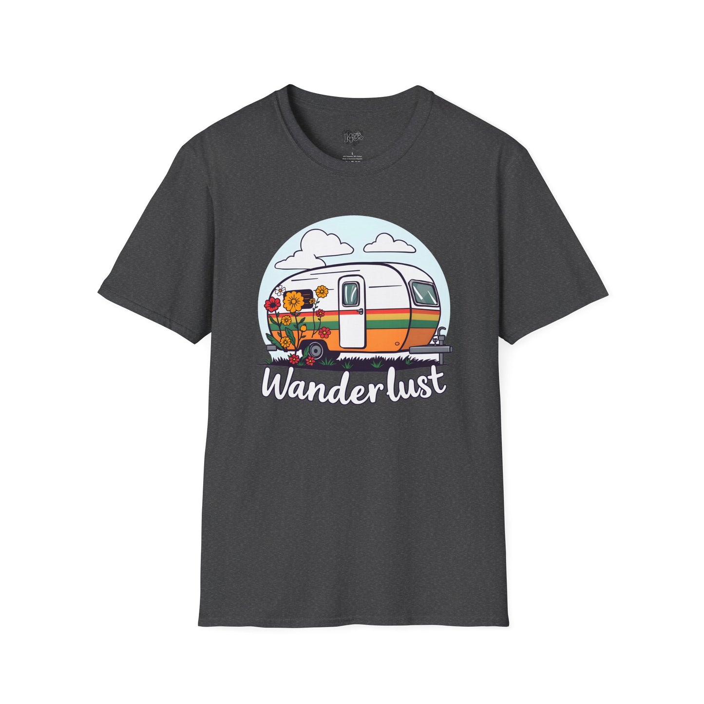 Wanderlust Camper Tee, Nature Lover Adventure Shirt, Outdoor Enthusiast Top,