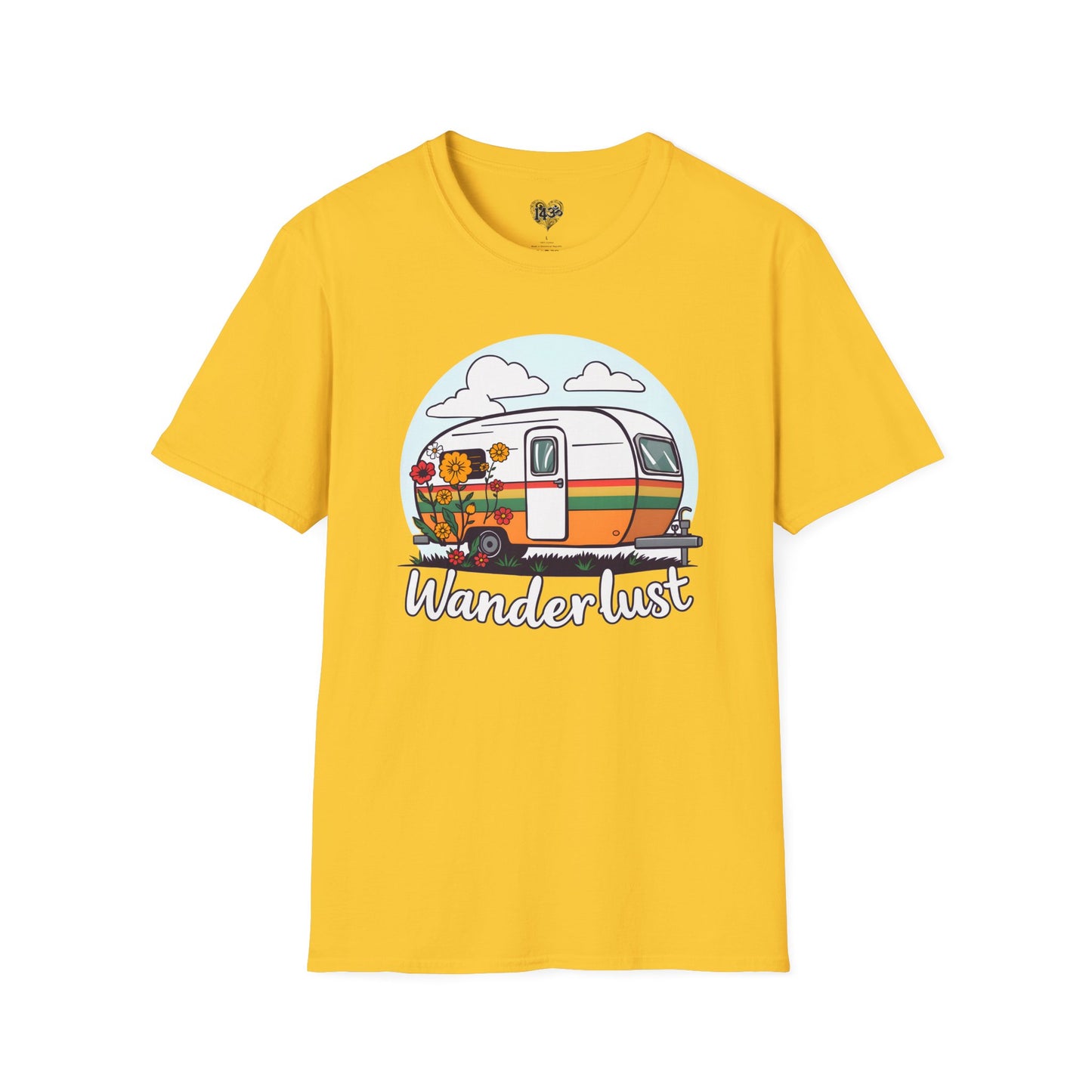 Wanderlust Camper Tee, Nature Lover Adventure Shirt, Outdoor Enthusiast Top,