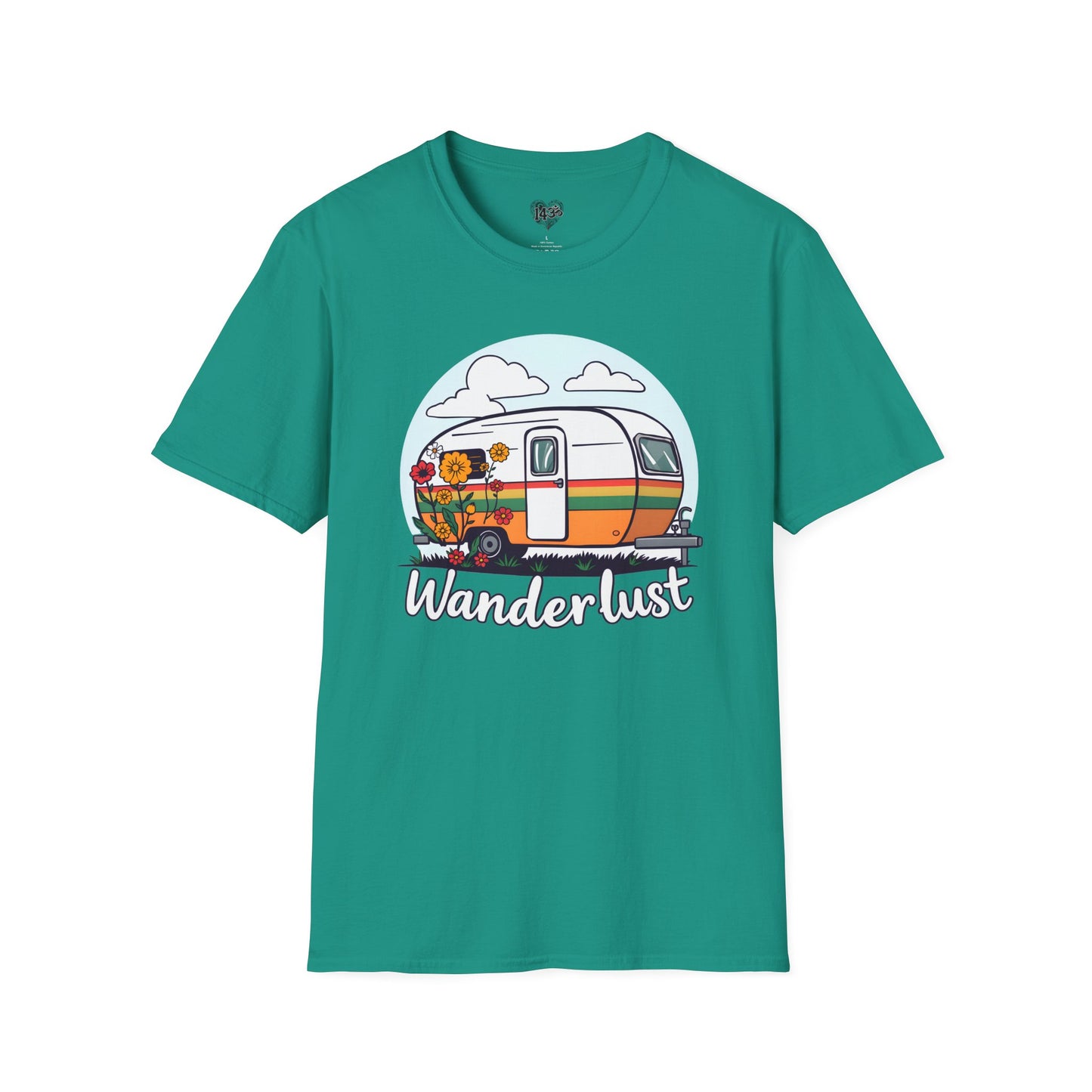 Wanderlust Camper Tee, Nature Lover Adventure Shirt, Outdoor Enthusiast Top,